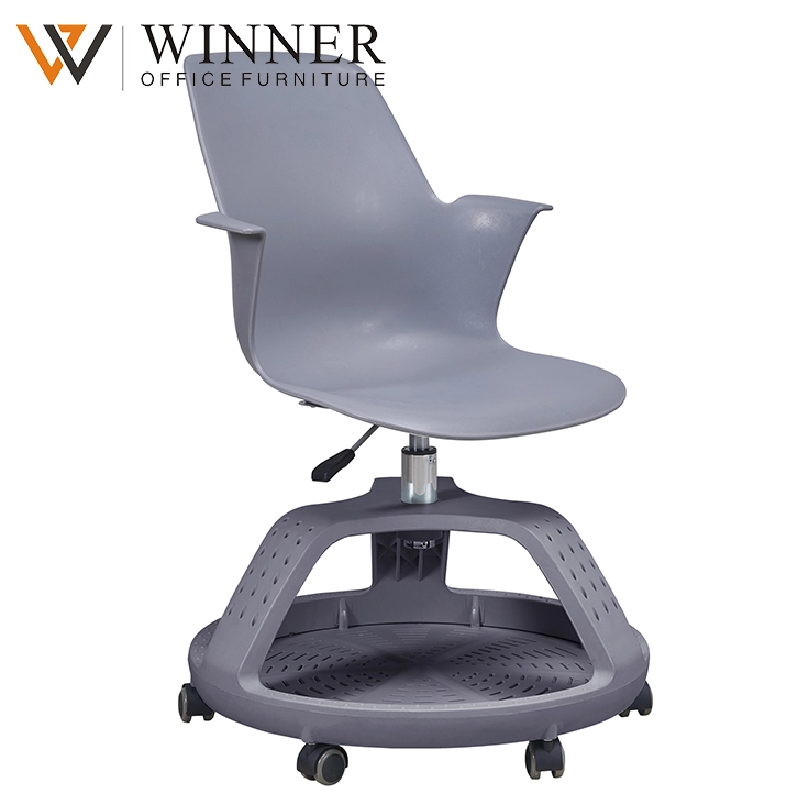 University Classroom Swivel Chair With Wheels For Student Node School Furniture Chair