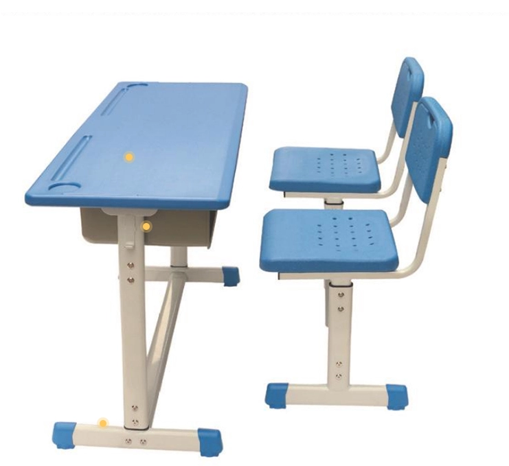 elementary school plastic student desk and chair educational students double desk chairs for sale