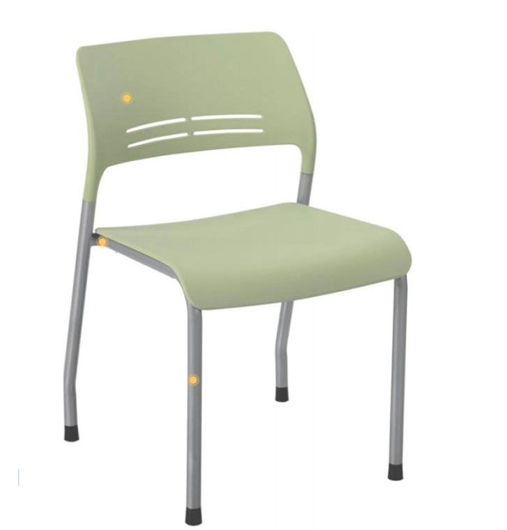 model cheap stackable plastic student training chair PP plastic school furniture stack chairs