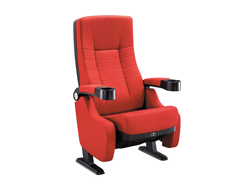 Pattern folded auditorium home theater chair audience movie recliner commercial cinema seating