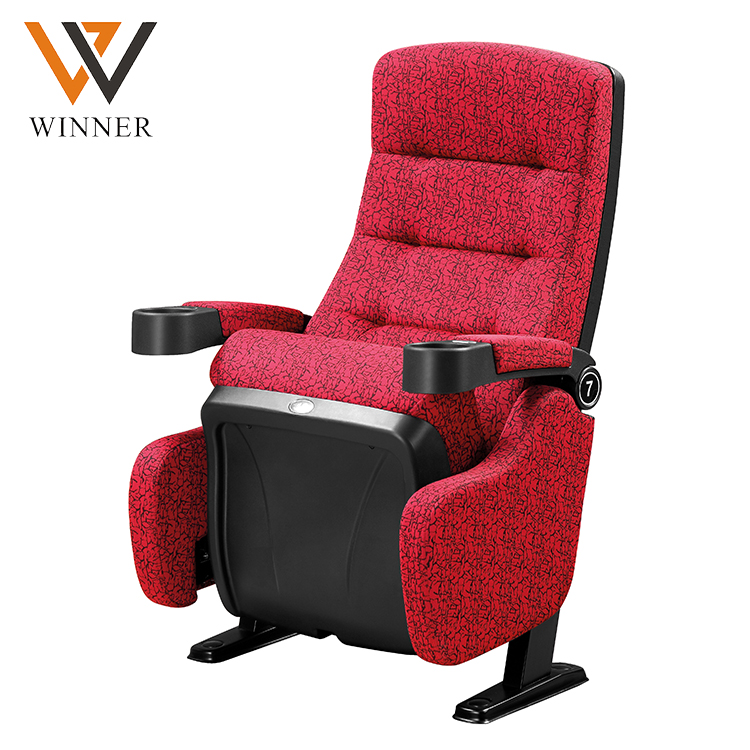 Optional color pattern movable 3d movie theater chairs folds audience concert hall cinema theater seating