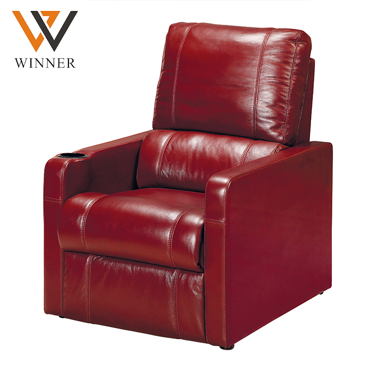 Genuine Leather seat recliner home reclin movable theater seating vip electric cinema seat sofa