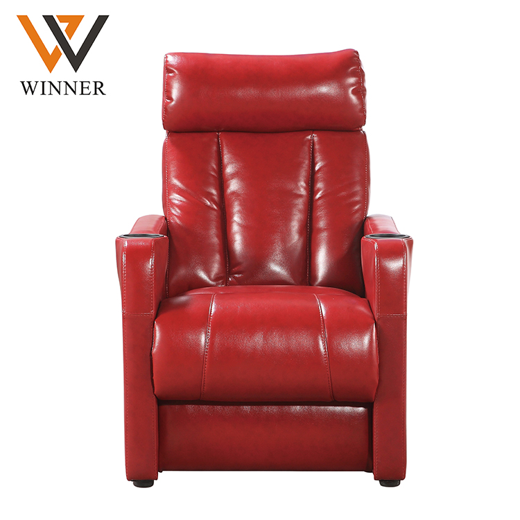 One-Seater auditorium recliner movie theater chair Multi-function Family home vip cinema chairs