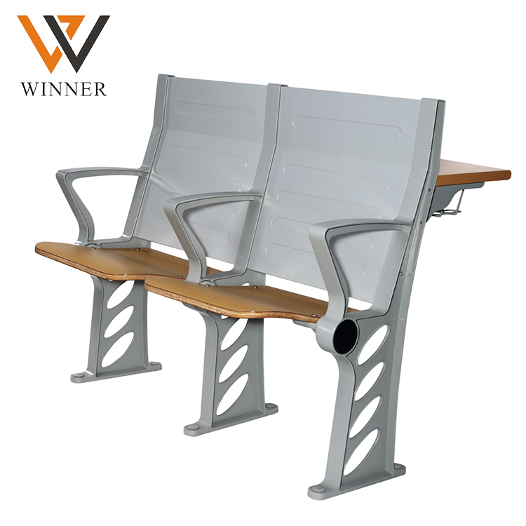 metal combined classroom School ladder Chair steel Backrest nursery secondary student college folding desk