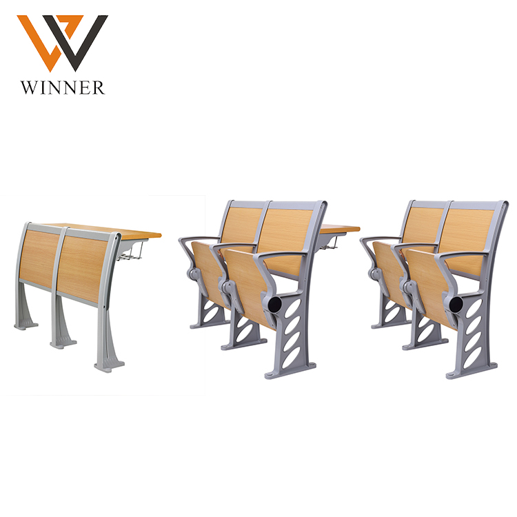 strong school furniture classroom college chair and desk lecture hall high school college folded desk