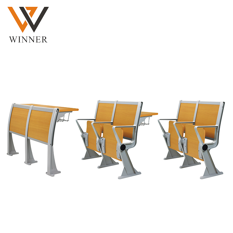 high school furniture student Ladder Lecture Hall chairs classroom college step chair with Armrest